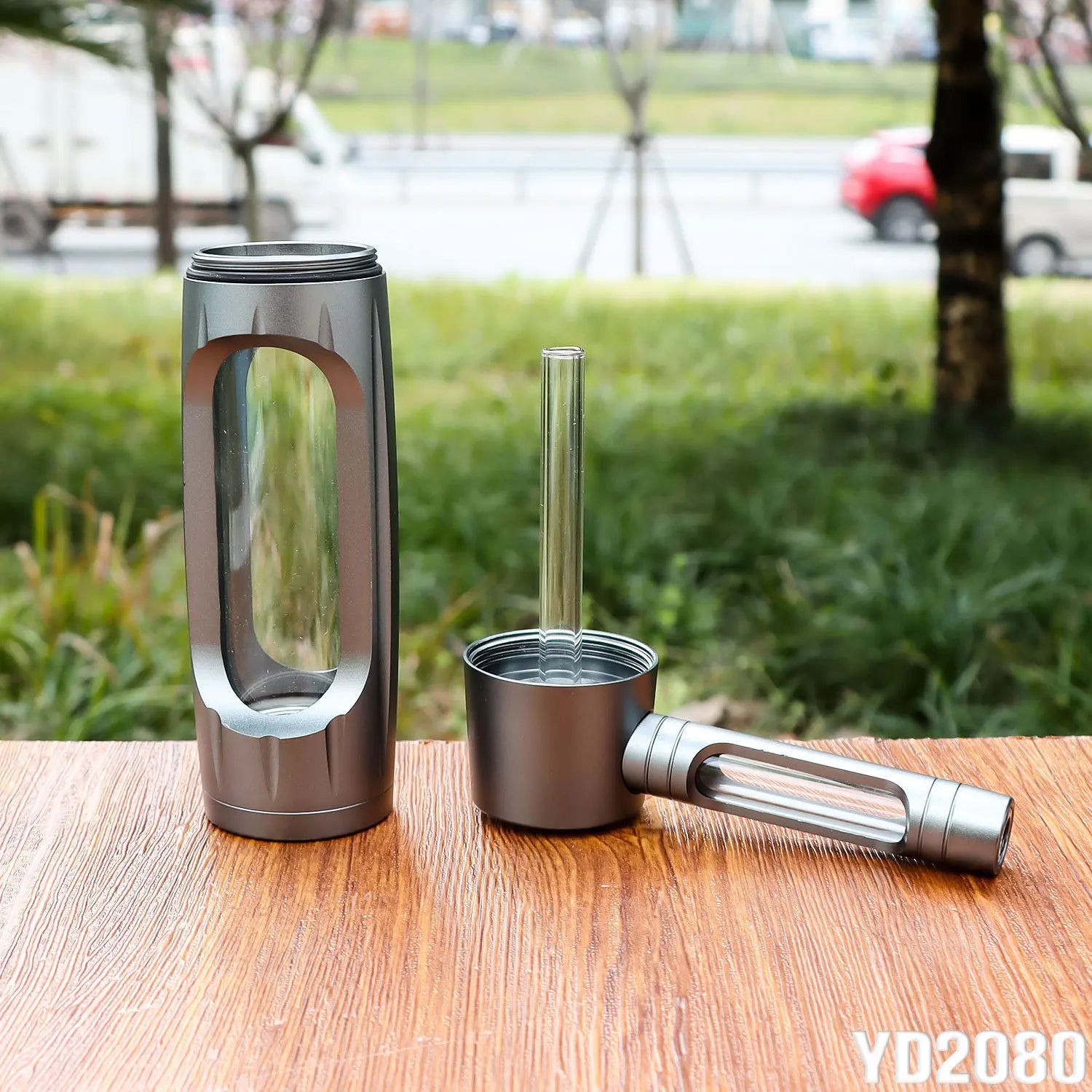 New Metal Popular Bottle Water Pipe Portable Mini Hookah Shisha Tobacco Smoking Pipes Gift of Health Metal Tube Filter